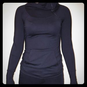 Black Half Zip Up Jacket